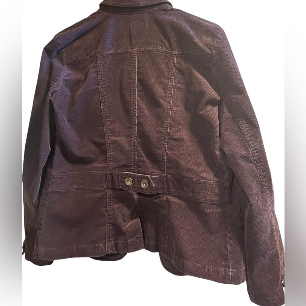 Bass Jeans Women’s Purple Corduroy Blazer Jacket Size Medium - Picture 5 of 6